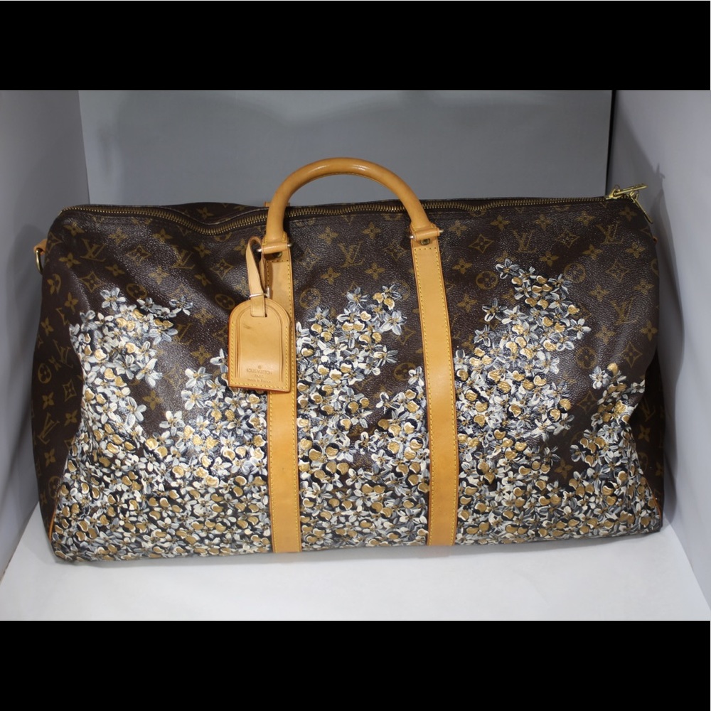 VINTAGE LOUIS VUITTON KEEPALL55 BANDOULIERE CUSTOM